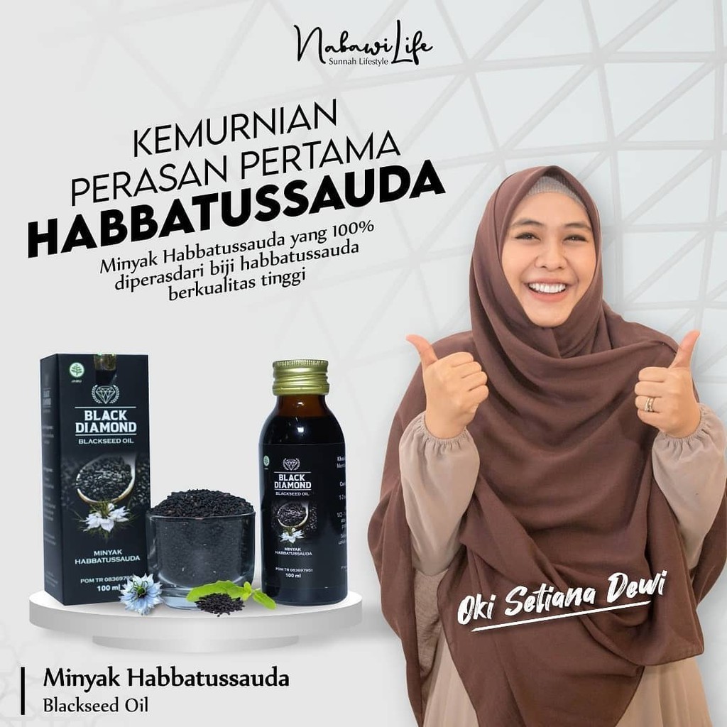 Minyak Habatusauda Original Asli Oil Cair Black Diamond