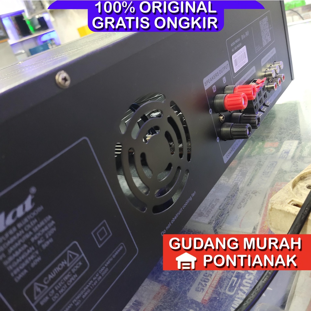 POWER AMPLIFIER AMPLI BLUETOOTH DAT 4 channel DA303 DA 303 KUAT DAN AWET