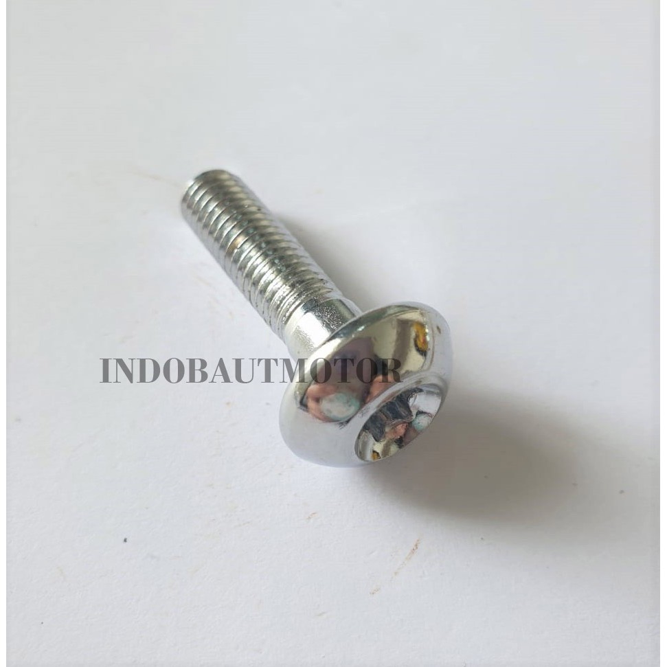 Baut Bintang Cakram 8x30 Crom / Chrome / Krom