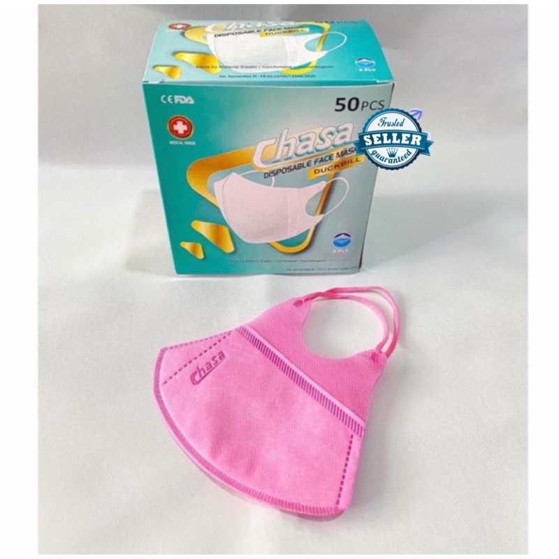 Masker Duckbill Chasa Earloop Disposable Face Mask