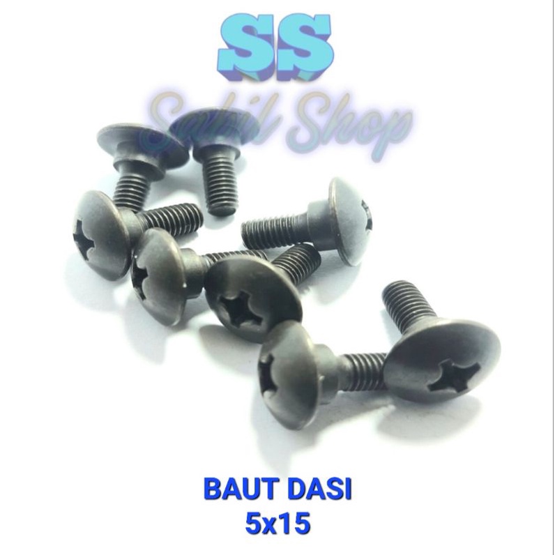 10 PCS BAUT DASI 5x15 BAUT BODY SUPRA FIT BAUT MOTOR HONDA SUPRA FIT BAUT BODY HONDA BAUT COVER SUPRA FIT UKURAN M5X15