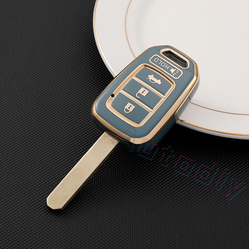 Kondom / TPU Kunci Remote Mobil - All New BRIO / BRV sarung kondom remote Casing Kunci Mobil Bahan TPU Untuk HONDA ACCORD CIVIC CRV JAZZ HR-V 2014 2015 2016 2017 2018 2019