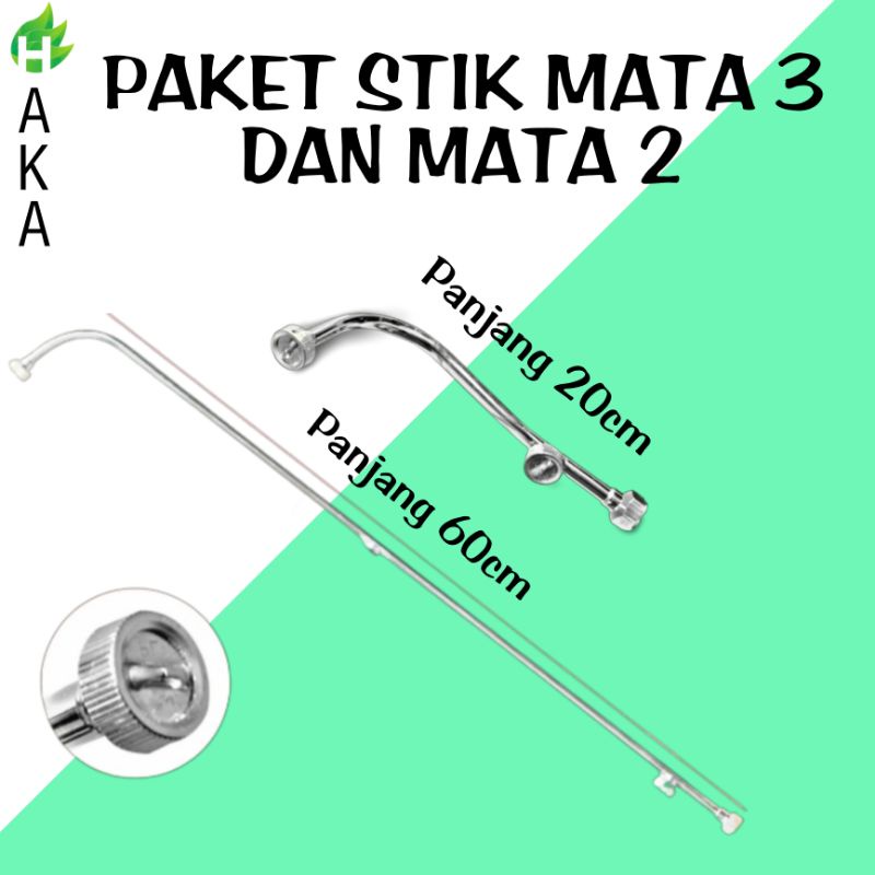 PAKET STIK SPRAYER MATA 3 DAN MATA 2/ PAKET STIK SPRAYER ELEKTRIK MATA 3 MATA 2/ PAKET SPRAYER ELEKT