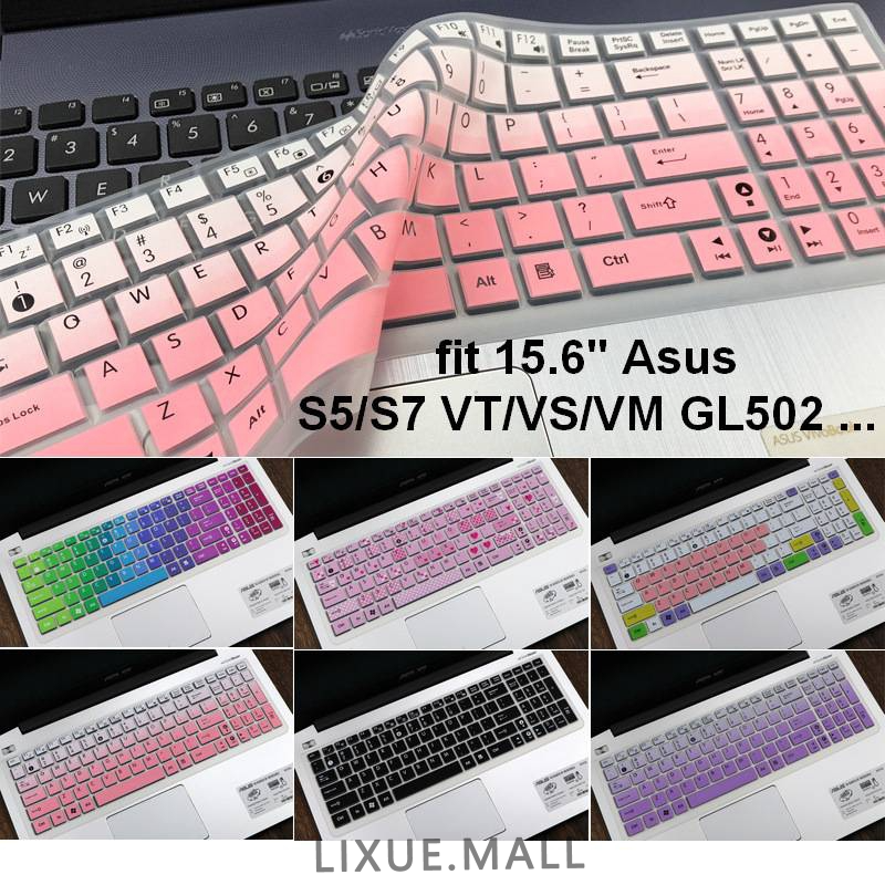 Lixue Asus Silicone 15.6 inch for Asus S5/S7 VS/VT/VM/VI GL502 Keyboard Protector Laptop Keyboard Cover