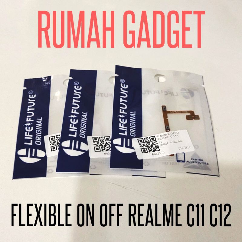 FLEXIBLE ON OFF REALME 5i/REALME 6i REALME 6 PRO REALME C2 PRO C11 C12  C2 PRO