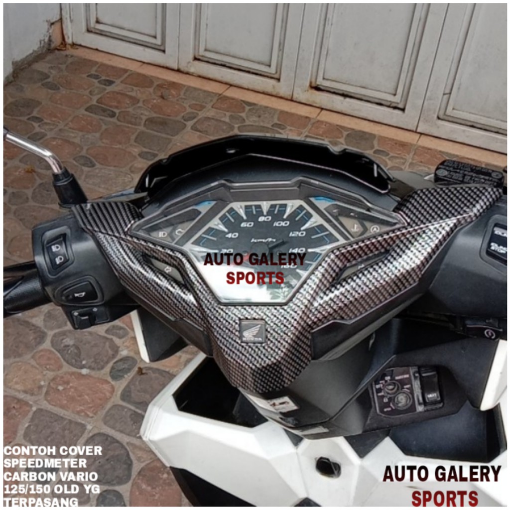 Garnish Cover Spedo Speedometer Vario 150 / 125 New Carbon