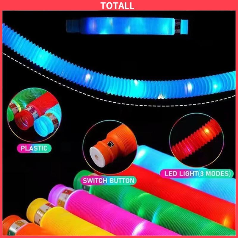 COD Pop Tube LED Stress Relief Sensory Mainan Sensorik Mainan Untuk Anak-anak Autistik Dan Gelisah Untuk Anak-anak Stres-Totall