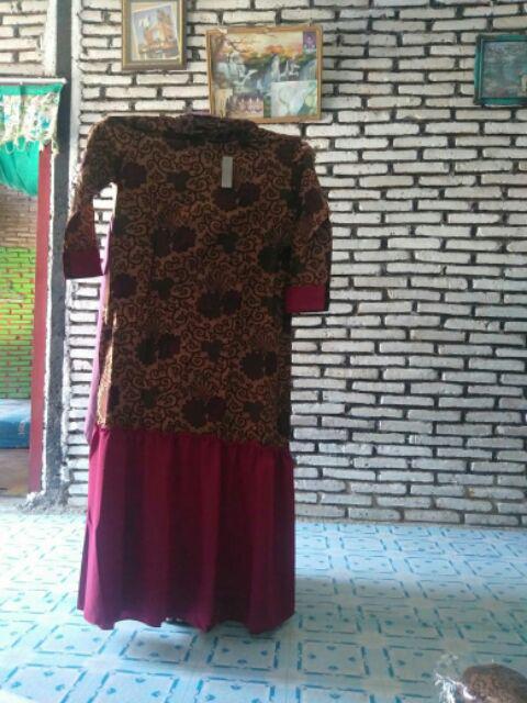 Gamis Batik Manggar,padi,sekar,cantik,kubis,kipas,daun,kupu,nadine,gendis