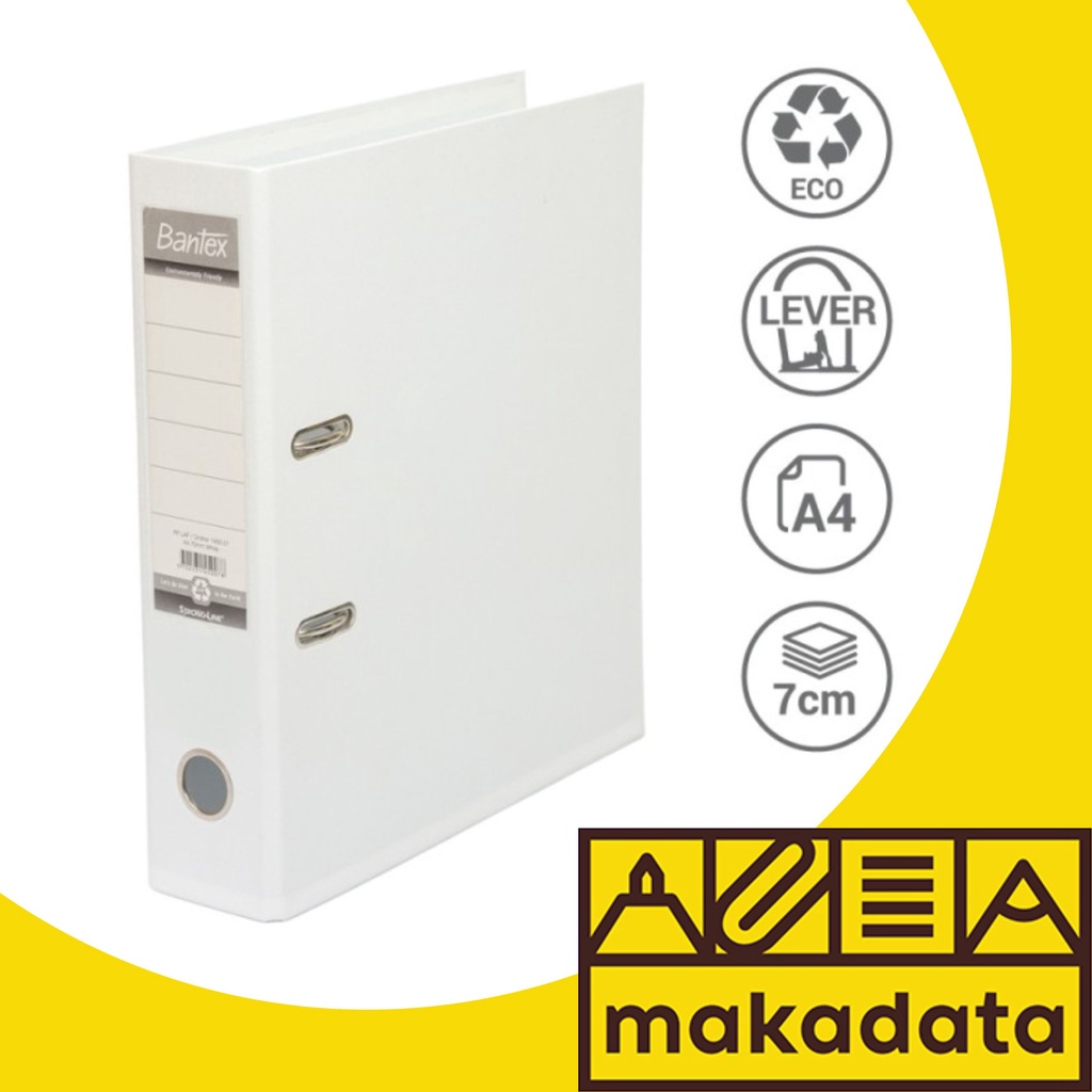 

ORDNER BANTEX A4 1450-07 7cm WARNA WHITE MURAH