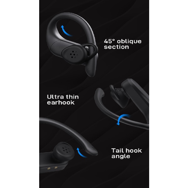 DACOM BoneBuds X1 - TWS Bluetooth 5.3 Bone Conduction Earphone