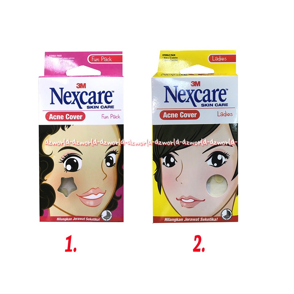 Nexcare Skin Care Acne Cove   r Fun Pack Pink Alat Menutup