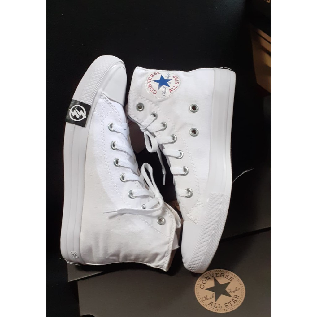 Terbaik Sepatu All_star Chuck Taylor 2/All -Star Ct 2 Premium/Allstar Jackpurcel - PETIR PUTIH