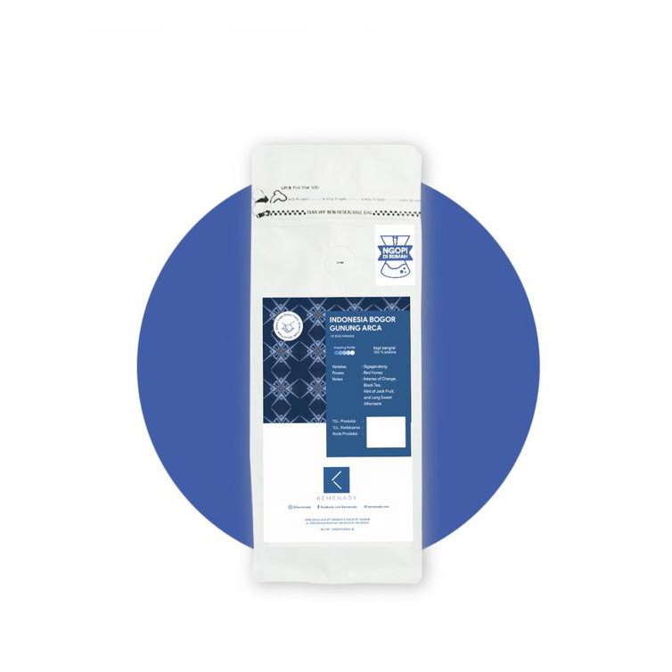 

Kopi Arabika Bogor Arca Mountain 200 gr