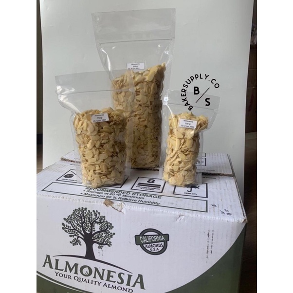 

almonesia almond slice/ kacang almond slice 100gr dan 250gr