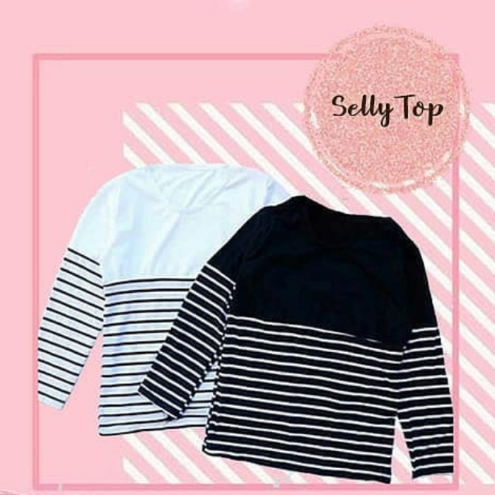 fashionshop119 Selly Salur / Sally Top / Atasan Salur / Atasan Wanita (fs)