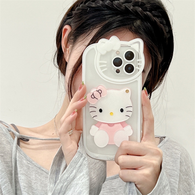 Soft case Transparan Motif Kartun Hello Kitty Untuk iphone 13 12 11 Pro Max XS XR 8plus iphone 12pro12pro Max 7 8 Plus X XS XR XSMAX