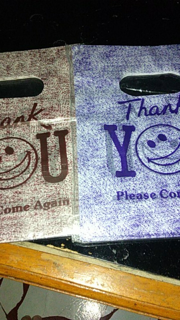 ❤baru❤ Kantong Kresek Plong Motif 13 Cm .kresek Kecil Motif Olshop Online. Kantong Kresek Pond