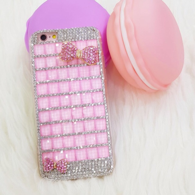 [ Vhieshop ] Bling Case pink all Type hp made by order SAMSUNG  A53 A73