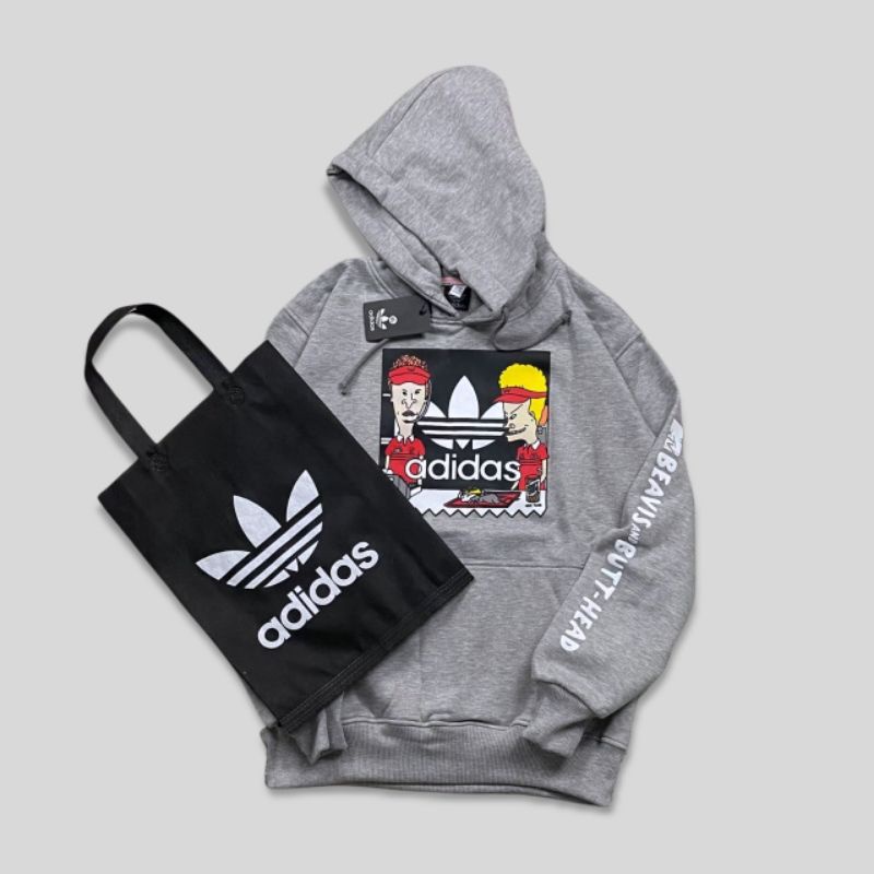 HOODIE ADIDAS BEAVIS | JAKET HOODIE ADIDAS BEAVIS | SWEATER ADIDAS BEAVIS FULL TAG & LABEL PREMIUM