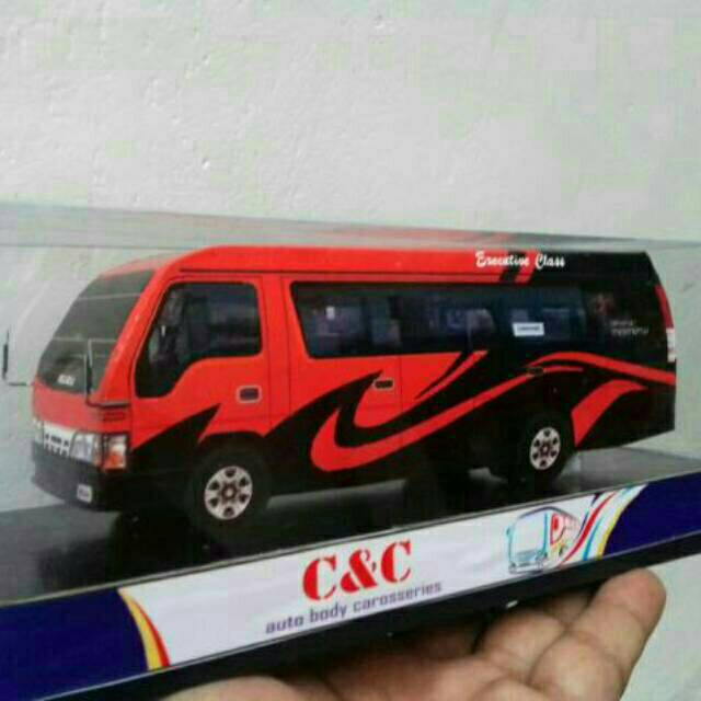 Miniatur Mobil Isuzu Elf Shopee Indonesia