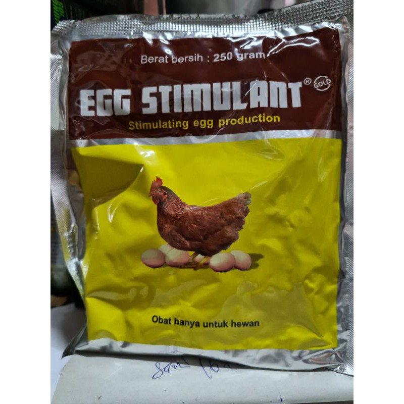 egg stimulant 250 gr obat vitamin hormon ternak breeding pembibitan birahi