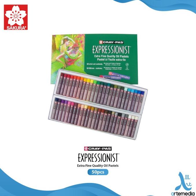 

Oil Pastel Sakura Cray-Pas Expressionist Set 50 Color Oil Crayon ---READY---