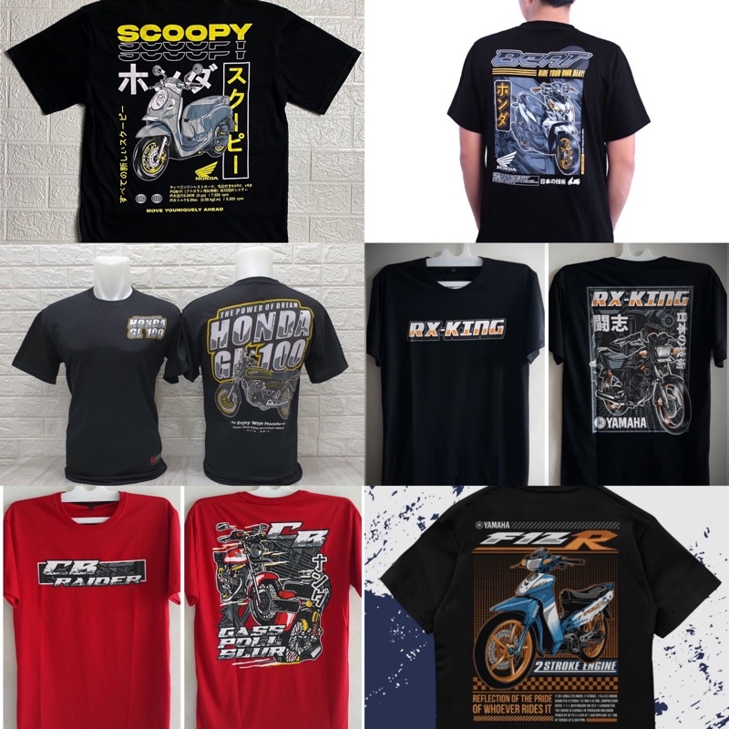 KAOS MOTOR CB SUPRA BEAT RX KING VIXI ON C70 ASTREA FIZ R MEGAPRO SCOOPY SATRIA FU AEROX DISTRO