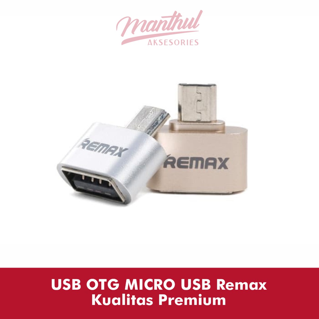 USB OTG MICRO USB Remax Kualitas Premium