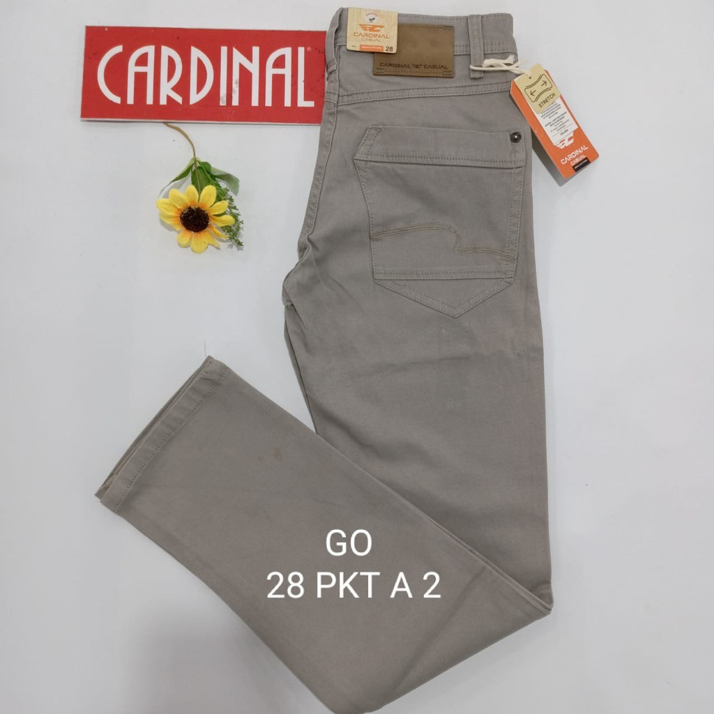 BB 27-28 PKT CARDINAL CASUAL CELANA POCKETS PANJANG Pria Fashion Laki Brand Kekinian Celana Chino