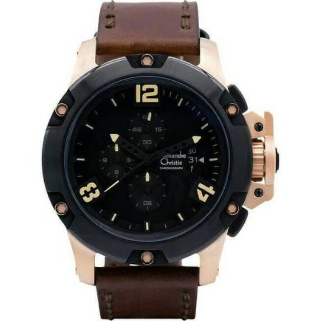 Alexandre christie ac6295 black rosegold original