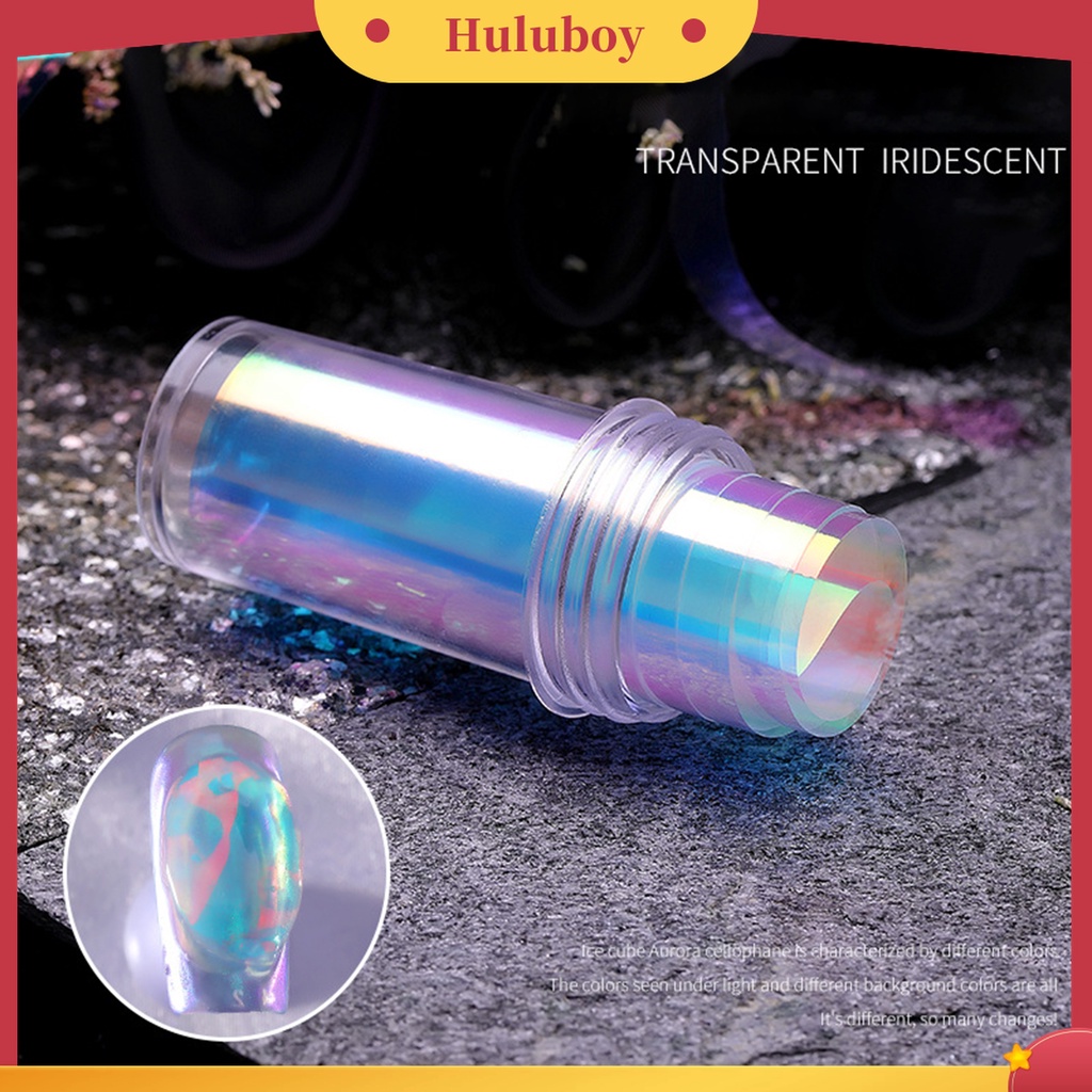 Huluboy Huluboy♡ Stiker Kuku Super Berkilau Untuk Dekorasi Nail Art