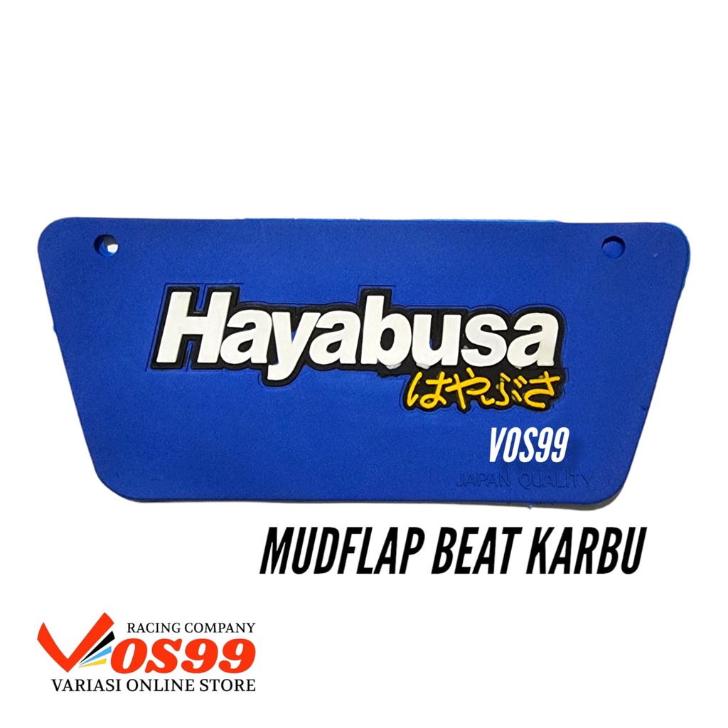 HAYABUSA MUDFLAP HONDA BEAT HARBU AKSESORIS VARIASI PENAHAN LUMPUR