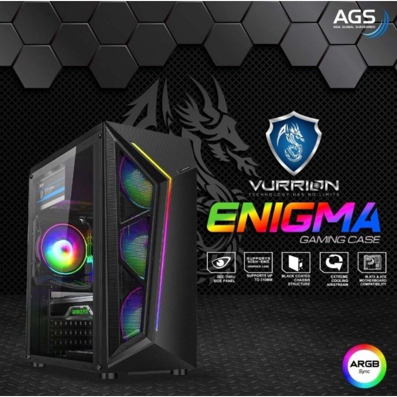 PC Gaming Lengkap intel core i7 7700 Vga NVIDIA GTX 1050Ti 4GB Ssd 256GB Lengkap LED 24 Samsung