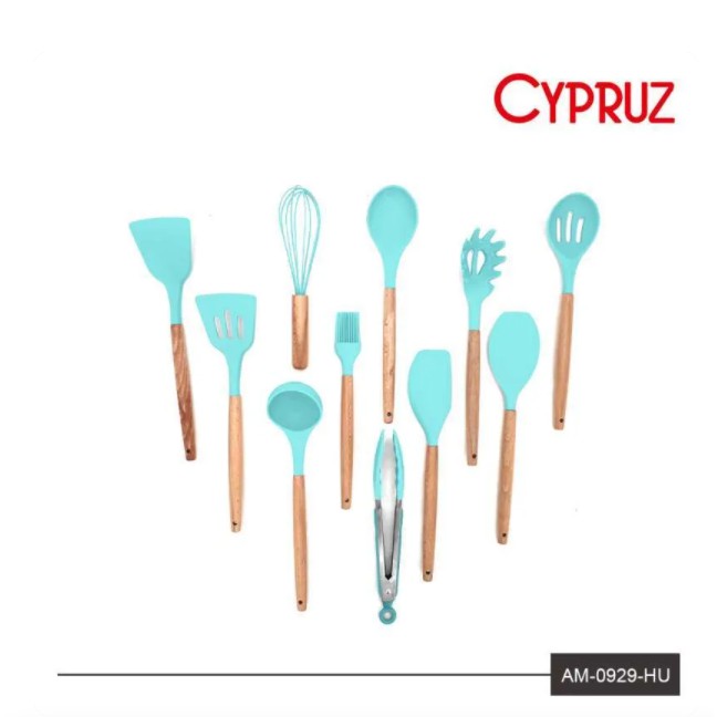 Cypruz Premium Silicone Kitchen Utensil Set 11pcs AM-0929