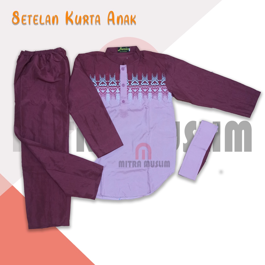 Baju Kurta Anak Laki Laki Setelan Koko Anak Laki Laki Umur 8 Sampai 13 Tahun