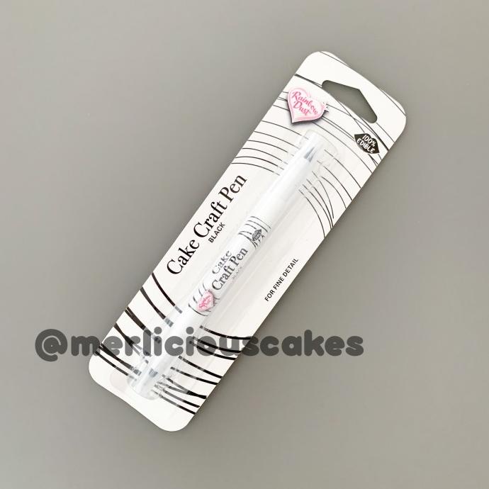 

Rainbow Dust Food Art Pen Edible Black Hitam