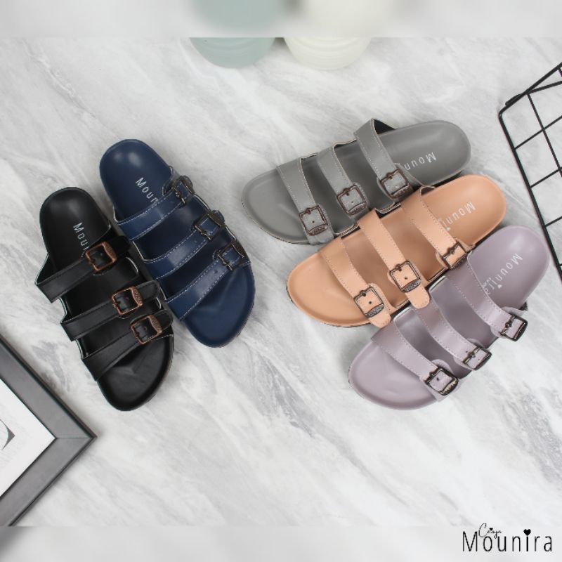 DOMINA Sendal Flat Wanita By Ceisya Mounira