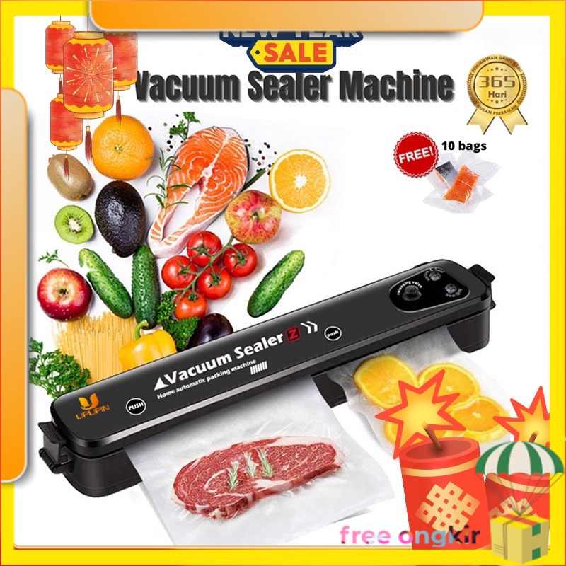 Vacum Sealer mini Fresh Makanan Food Packing Machine Mesin Vacuum Seler plastik Alat pres snack cod