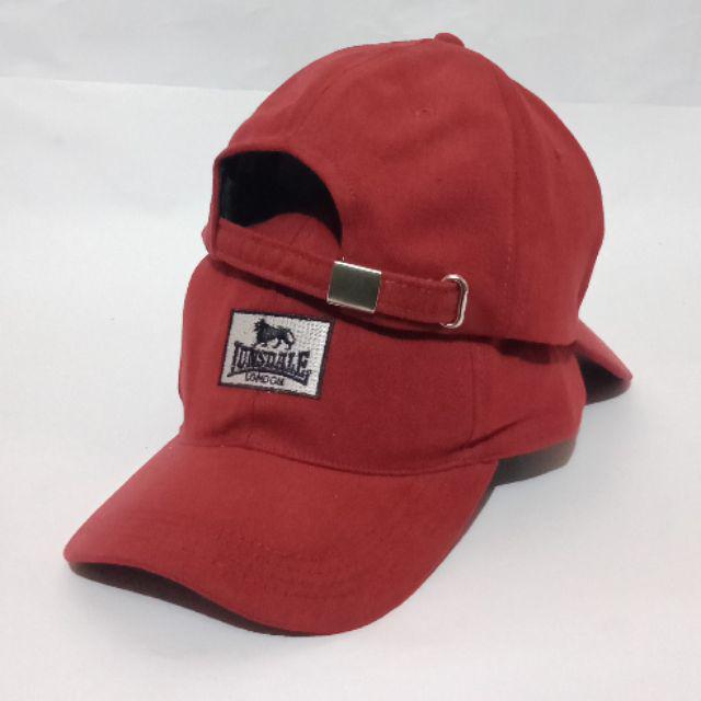 TOPI PRIA POLO CAPS CASUAL WEEKEND OFFENDER-Lonsdale maroon