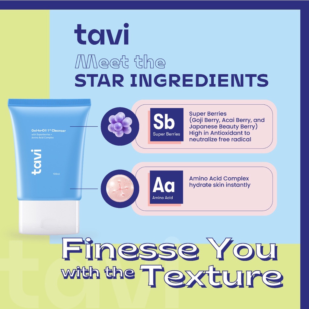 TAVI Gel To Oil Cleanser 100mL