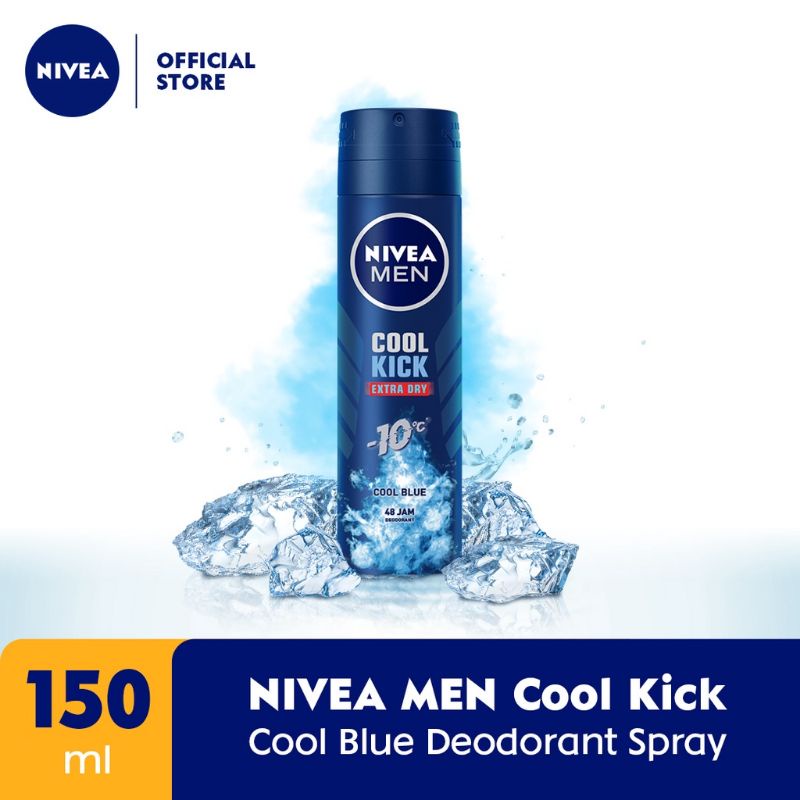 nivea deodorant spray 150ml cool kick