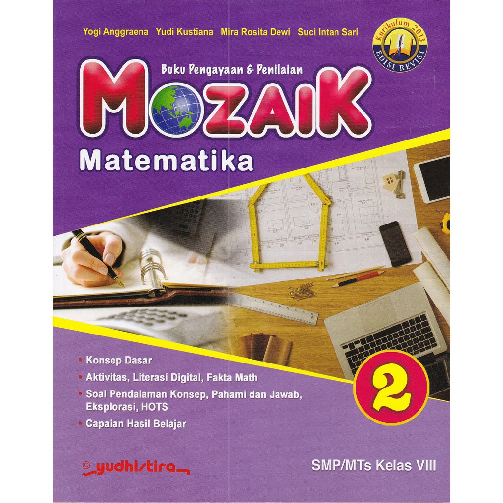 Jual Buku Mozaik Matematika Smp Kelas 8 Indonesiashopee Indonesia