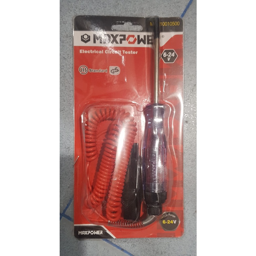 TESPEN KABEL DC MAXPOWER 6-24V/ OBENG TESPEN DC AKI MAXPOWER