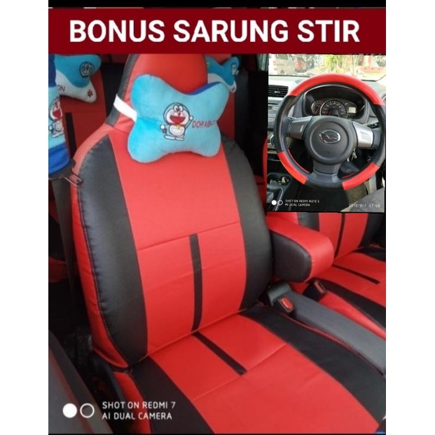 Jual Sarung Jok Mobil Calya Sigra Fullseat Baris Sarung Stir Shopee Indonesia