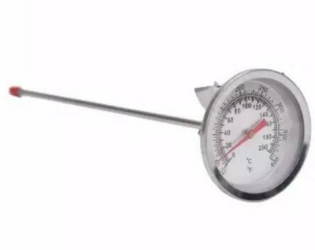 THERMOMETER MEKANIK  ALAT UKUR SUHU PANAS MINYAK GORENG KOPI SUSU MINUMAN MASAKAN