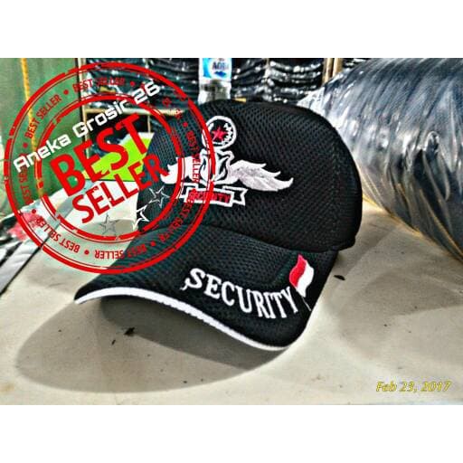 Topi Jaring SECURITY / SATPAM