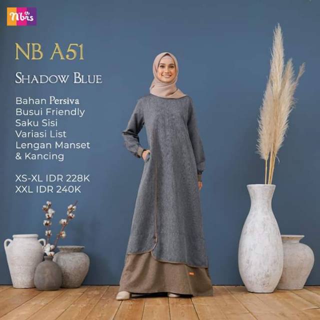 GAMIS NIBRAS NB A51/NIBRAS GAMIS WANITA NB A51