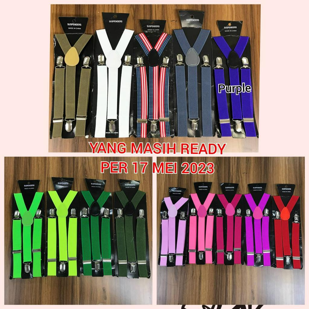 1 BUAH - SUSPENDER ANAK DEWASA TALI JOJON BRETEL BAN PINGGANG SUSPENDERS