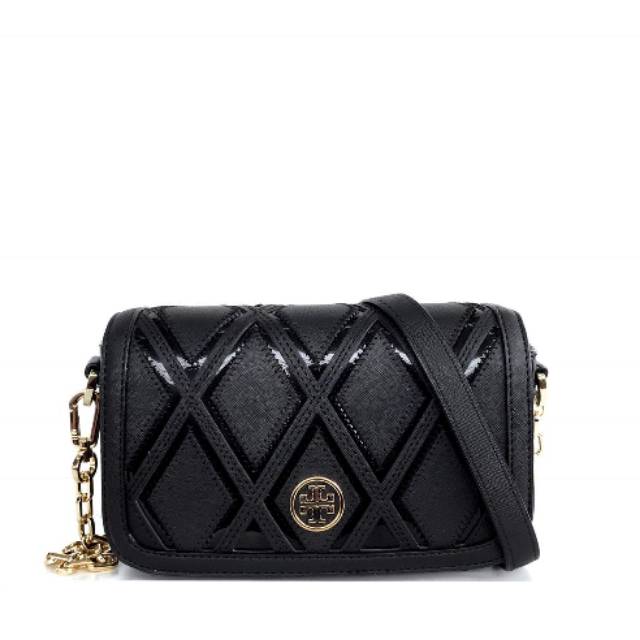 Tory Burch Robinson Patchwork Chain Mini Bag