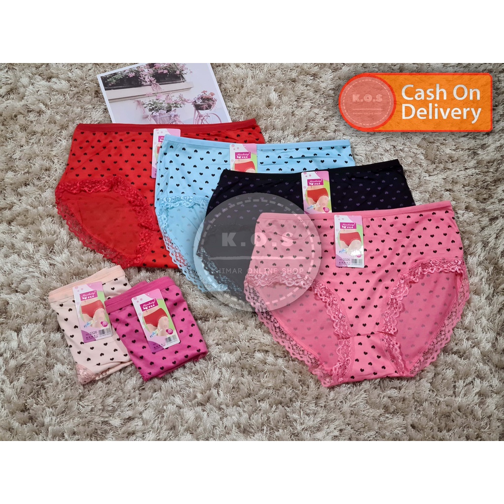 celana dalam wanita undies cd full motif renda